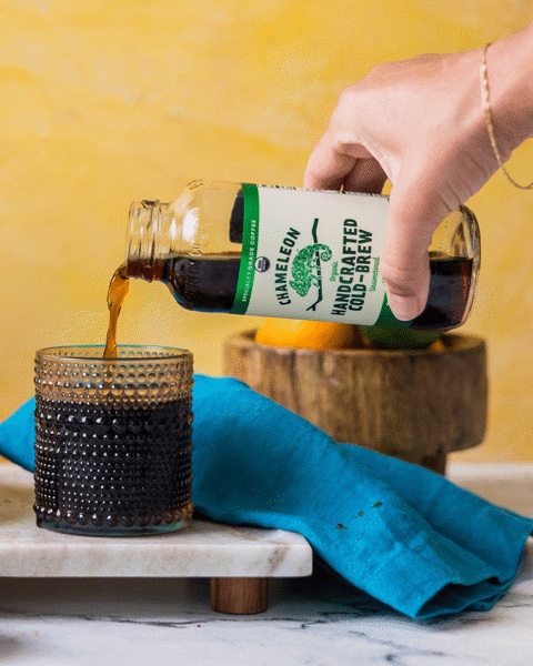 Chameleon Cold-Brew being poured
