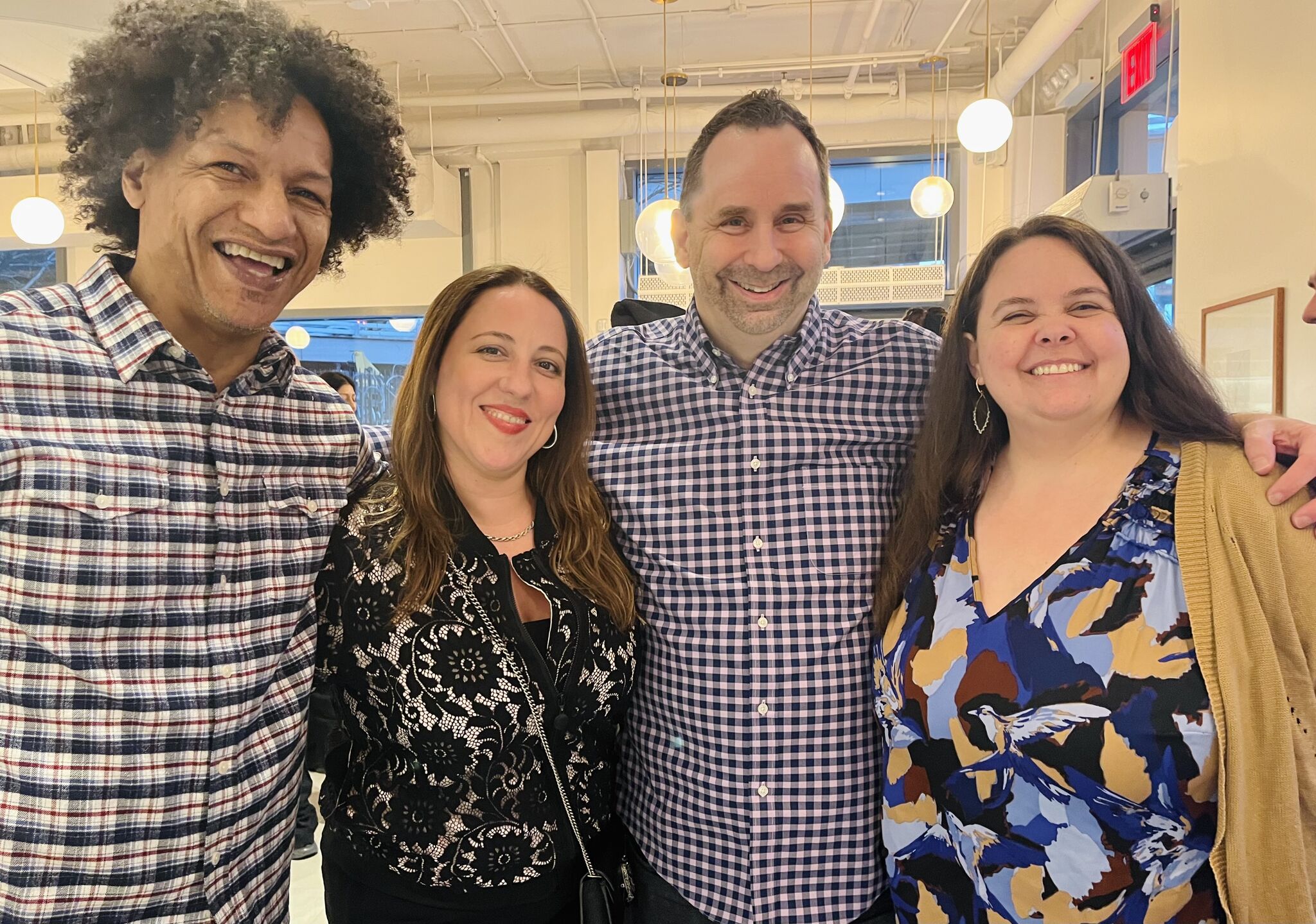 LaRon Batchelor with friends and colleagues