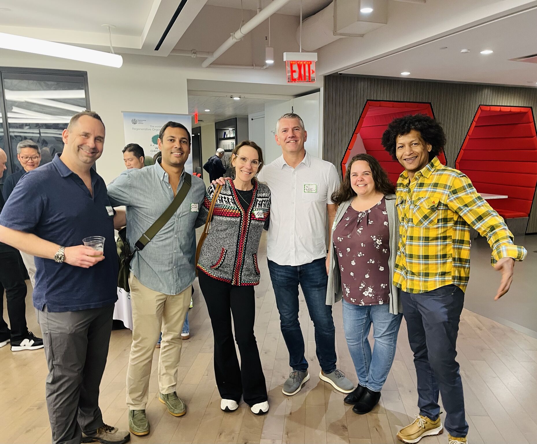 LaRon Batchelor with friends and colleagues